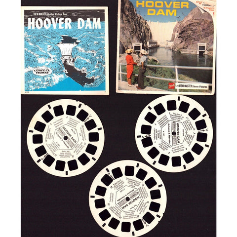 Vintage View-Master 3-Reel Set Hoover Dam A158