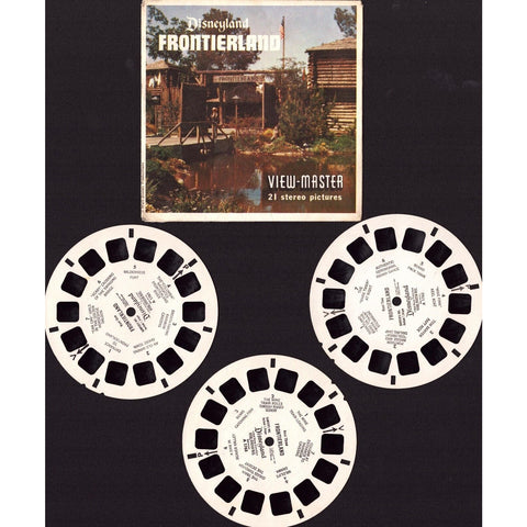 Vintage View-Master 3-Reel Set Frontierland - Disneyland A176