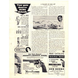 Vintage Print Ads - 1961 Gun, Rifle, Handgun, Hunting, Etc. Related - Lot of 10