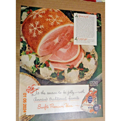 Vintage Print Ad -1948 for Swift's Premium Ham