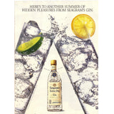 Vintage 1992 Seagram's Extra Dry Gin and Chivas Regal Print Ad