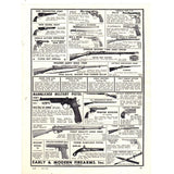 Vintage Print Ads - 1961 Gun, Rifle, Handgun, Hunting, Etc. Related - Lot of 10