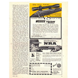 Vintage Print Ads - 1961 Gun, Rifle, Handgun, Hunting, Etc. Related - Lot of 10