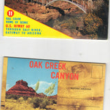 Lot of 2 Arizona Souvenir/Postcard Folders