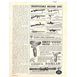 Vintage Print Ads - 1961 Gun, Rifle, Handgun, Hunting, Etc. Related - Lot of 10