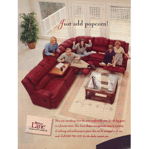 Vintage 1996 Print Ad for Action Lane Furniture