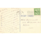 Linen Postcard - Large Letter - Greetings from Petersburg, Virginia