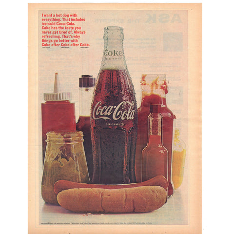 Vintage 1966 Coca-Cola Print Ad