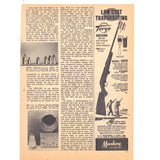 Vintage Print Ads - 1961 Gun, Rifle, Handgun, Hunting, Etc. Related - Lot of 10