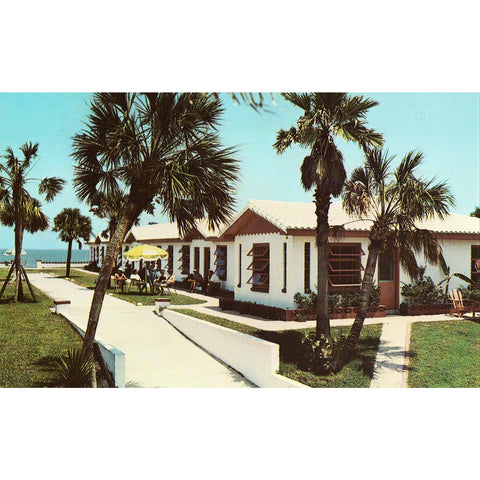 Vintage Postcard - Coral Court Beach Apts. - Daytona Beach, Florida