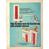 Vintage 1971 Canadian Club Whiskey and Tareyton Cigarettes Print Ad