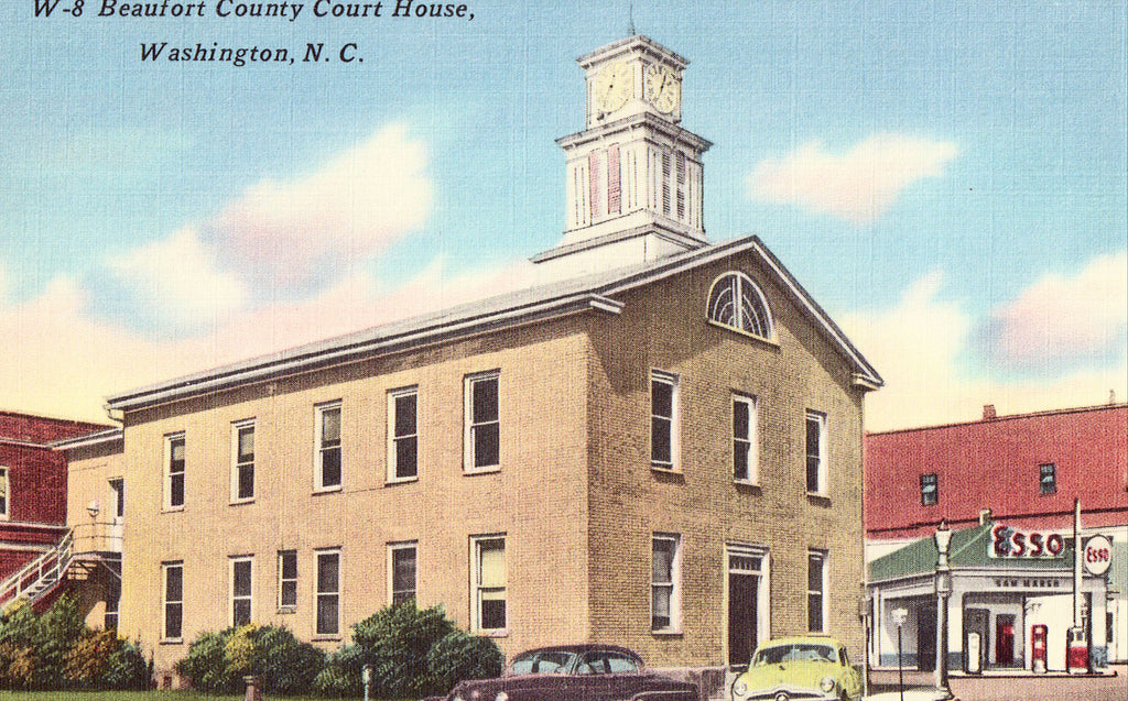 Beaufort County Court House Washington North Carolina Postcard