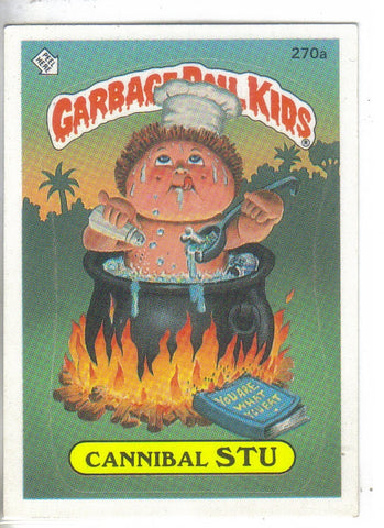 Garbage Pail Kids 1987 #270a Cannibal Stu Garbage Pail Kids