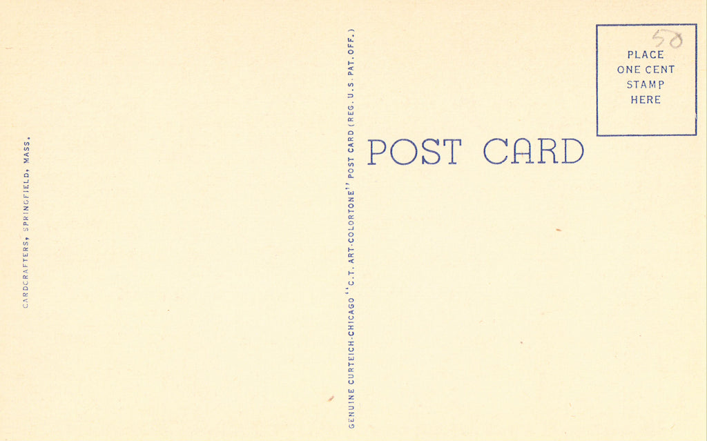 American International College - Springfield,Massachusetts Postcard